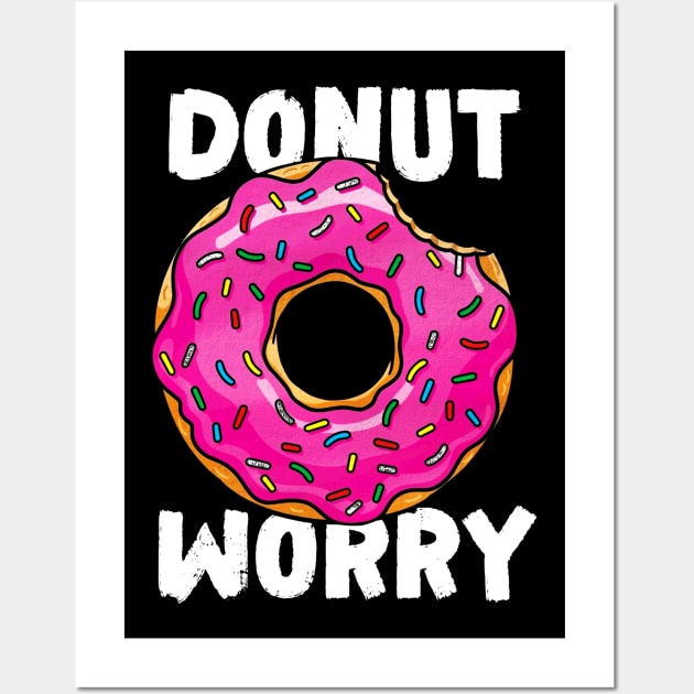 Donut Worry Wall Art by clingcling